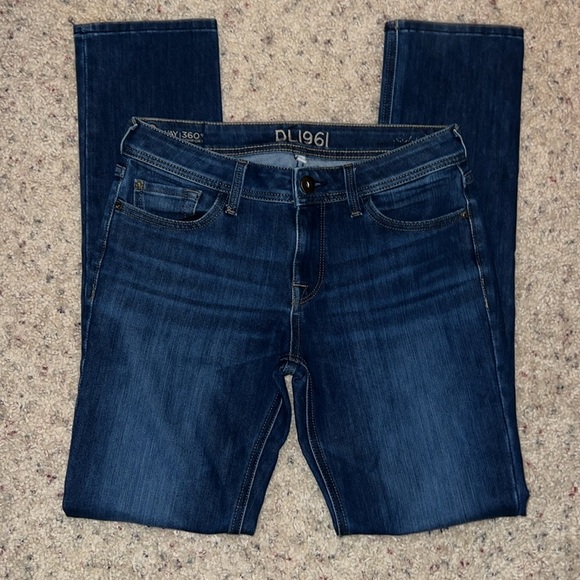 DL1961 4way stretch 360 comfort skinny jeans size 27 style Nicky mid rise - Picture 2 of 7